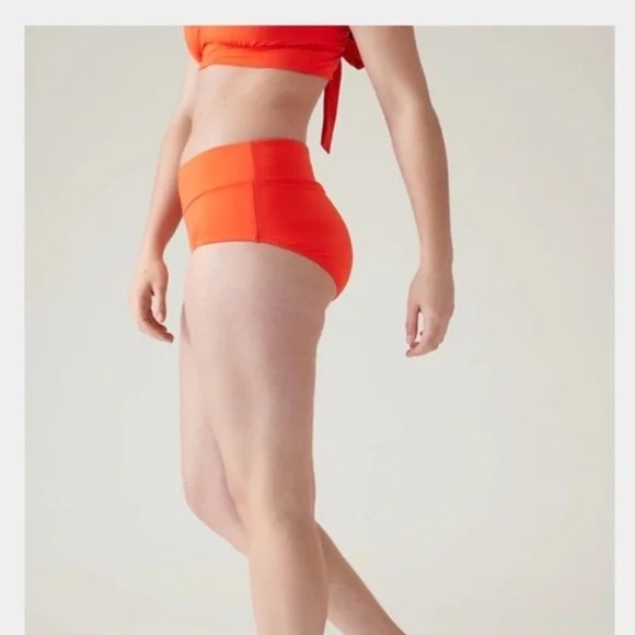 Athleta Bikini Bottom Women's Size XL Vermillion Essential Swim Boyshort NWT - Picture 8 of 10